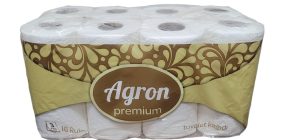 AGRON ტვალეტის ქაღალდი  16ც 3ფენა