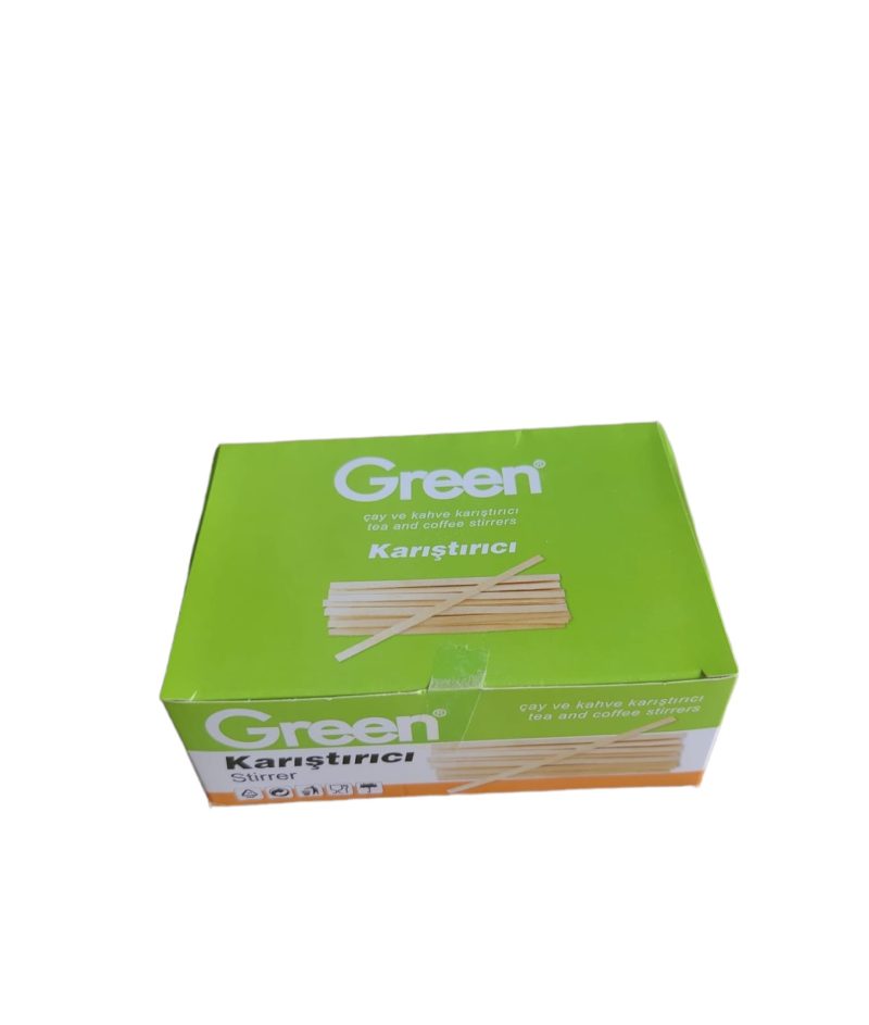 Green ყავის გამოსარევი ხის კოვხი 450 ცალიანი